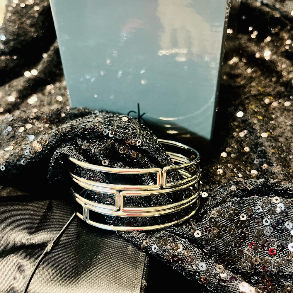 Calvin Klein Silver Multi-Band Bracelet